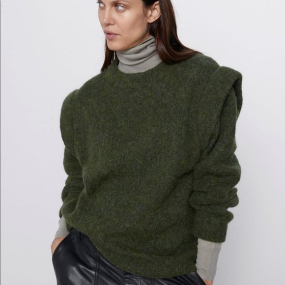 Zara Sweaters - Zara Alpaca Blend Oversize Sweater S